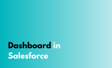 Dashboard in Salesforce