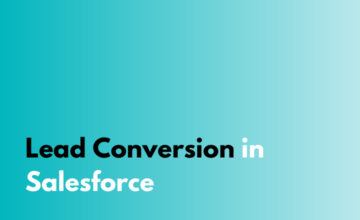 Salesforce Lead Conversion